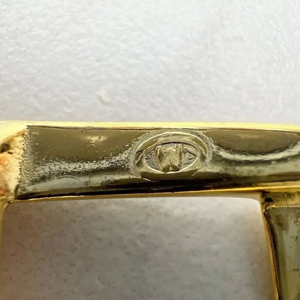 Vintage Gold Tone Simple Basic Belt Buckle for up to 1 Inch Belt